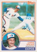 1983 Topps #768 Chris Speier Baseball Card