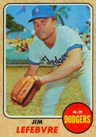 1968 Topps #457 Jim Lefebvre Baseball Card