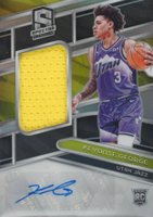 2023 Panini Spectra #201 Keyonte George Jersey Autograph Basketball Card