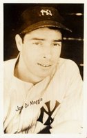 1937 Orcajo Postcards (1937-1939) # Joe DiMaggio Baseball Card