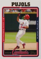 2005 Topps  #100 Albert Pujols Baseball Card