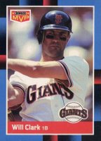 1988 Donruss MVP #BC-24 Will Clark Baseball Card