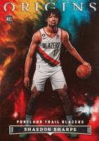 2022 Panini Origins #37 Shaedon Sharpe Red Basketball Card