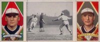 1912 Hassan Triple Folders # Birmingham gets to 3rd Johnson/Street Baseball Card