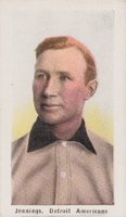 1910 Sporting Life # Hugh Jennings Pastel Background Baseball Card