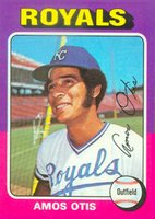 1975 Topps #520 Amos Otis Baseball Card