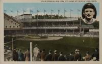 1900 Postcards & Trade #49 H. Finkelstein & Son Publishers Postcard-Home of the New York Giants-McGraw next to Seats Baseball Card