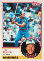 1983 Topps #54 Jim Maler Baseball Card