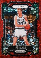 2023 Panini Prizm #189 Larry Bird Red Fast Break Basketball Card