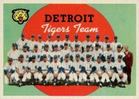 1959 Topps #329 Detroit Tigers Baseball Card
