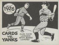 1967 Laughlin World Series #23 1926- Cardinals Vs. Yankees Baseball Card