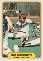 1982 Fleer #422 Dan Quisenberry Baseball Card