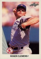 1990 Leaf #12 Roger Clemens Baseball Card