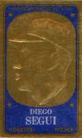 1965 Topps Embossed #24 Diego Segui Baseball Card