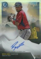 2018 Bowman Chrome Peaks of Potential Autographs #RL Royce Lewis Baseball Card