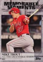2017 Topps Memorable Moments #MM-50 Mike Trout Baseball Card