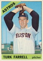 1966 Topps #377 Turk Farrell Baseball Card