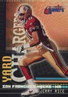 2000 Fleer Gamers Yard Chargers #5 Jerry Rice Football Card