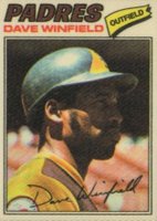 1977 Topps Cloth Stickers #52 Dave Winfield Baseball Card