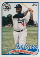 2024 Topps 1989 Topps Baseball #89B54 Jackie Robinson Baseball Card