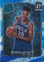 2017 Panini Donruss Optic #200 Markelle Fultz White Sparkle Basketball Card