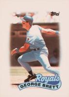 1989 Topps Mini League Leaders #54 George Brett Baseball Card