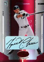 2004 Leaf Certified Materials #137 Miguel Cabrera Mirror Red Signature Baseball Card