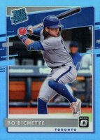 2020 Panini Donruss Optic #37 Bo Bichette Carolina Blue Baseball Card