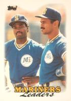 1988 Topps Tiffany #519 Mariners Leaders Baseball Card