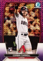 2023 Bowman Mega Box Chrome #73 Corbin Carroll Purple Baseball Card