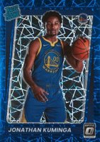 2021 Panini Donruss Optic #190 Jonathan Kuminga Blue Velocity Basketball Card