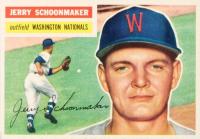 1956 Topps #216 Jerry Schoonmaker Baseball Card