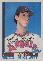 1982 Topps #744 Mike Witt Baseball Card