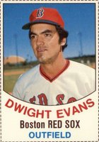 1977 Hostess #21 Dwight Evans Hand Cut Baseball Card
