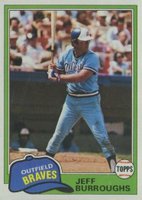 1981 Topps #20 Jeff Burroughs Baseball Card