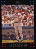 2007 Topps #90 Chipper Jones Baseball Card