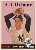 1958 Topps #354 Art Ditmar Baseball Card