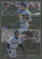 1998 Topps Chrome #479 Ken Griffey Jr./Mike Piazza Interleague Preview Baseball Card