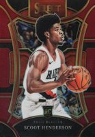 2023 Panini Select #324 Scoot Henderson Maroon Prizm Basketball Card
