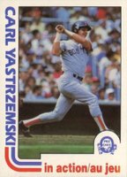 1982 O-Pee-Chee #358 Carl Yastrzemski In Action Baseball Card