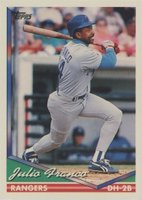1994 Topps #260 Julio Franco Baseball Card