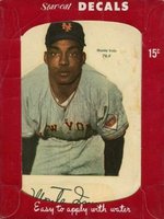 1952 Star-Cal Decals Type 1 #78-F Monte Irvin Baseball Card
