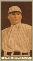 1912 Brown Backgrounds Broadleaf #97 Frank Lange Baseball Card