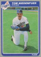 1985 Fleer #378 Tom Niedenfuer Baseball Card