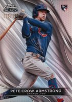2024 Topps Chrome Black #96 Pete Crow-Armstrong Refractor Baseball Card