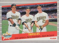 1989 Fleer #634 Triple A's Baseball Card
