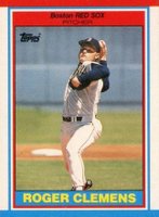 1989 Topps American Baseball #16 Roger Clemens Baseball Card