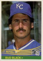 1984 Donruss #130 Bud Black Baseball Card