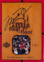 1999 Upper Deck MJ Final Floor  #FF4W Michael Jordan Autograph 1/1 Basketball Card