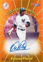 2018 Bowman's Best 1998 Best Performers #EF Estevan Florial Gold Baseball Card